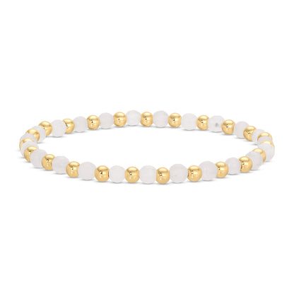 Set/12 Stretch Stone & Bead Bracelets