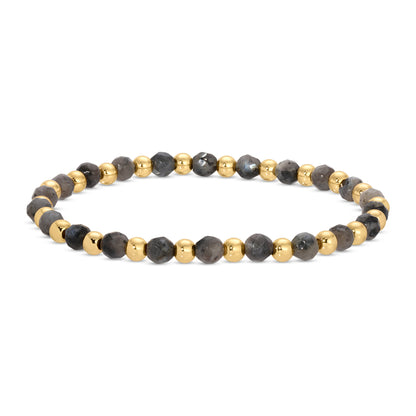 Set/12 Stretch Stone & Bead Bracelets