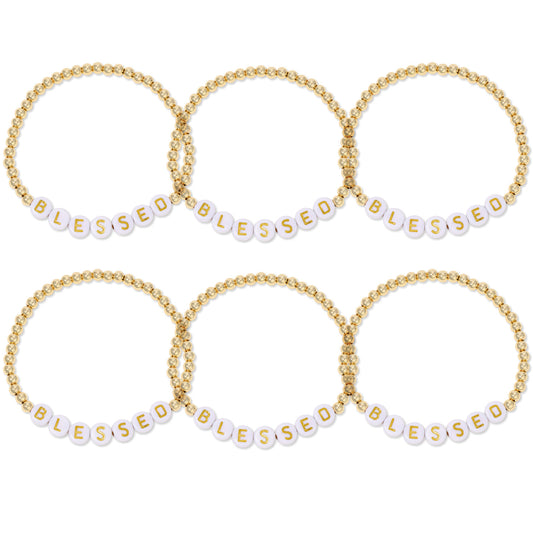 SET/6 BLESSED Beaded Bracelet