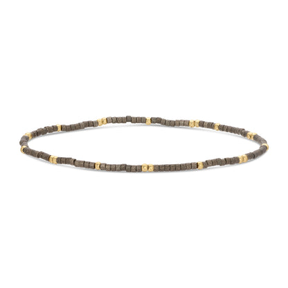 Set/12 miyuki delica stretch bracelets