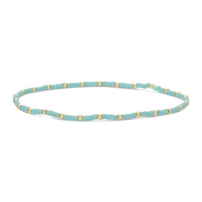 Set/12 miyuki delica stretch bracelets