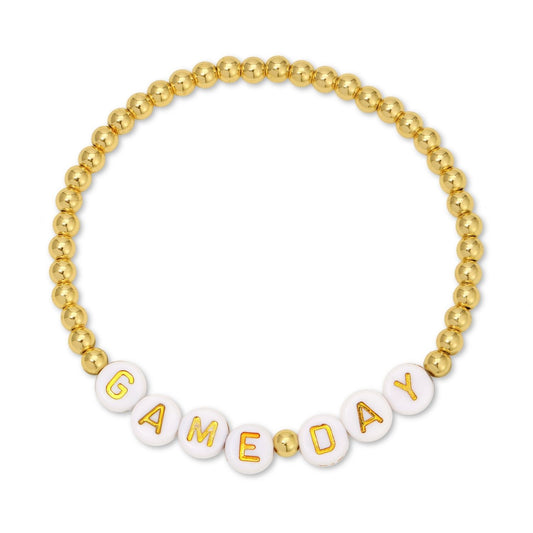 Game Day Beaded Bracelet