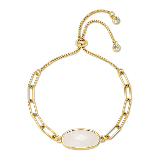 Oval Stone Pulley Bracelet