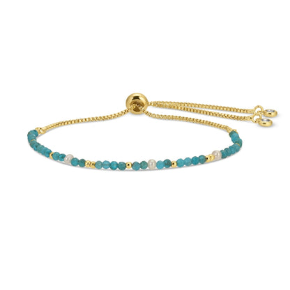 Delicate Stone Pulley Bracelet