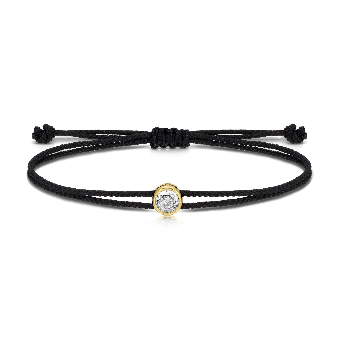 Sparkling Circle Adjustable Slider Bracelet