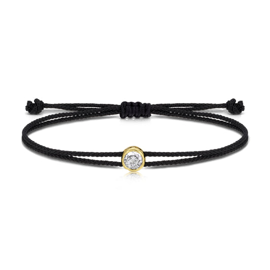 Sparkling Circle Adjustable Slider Bracelet