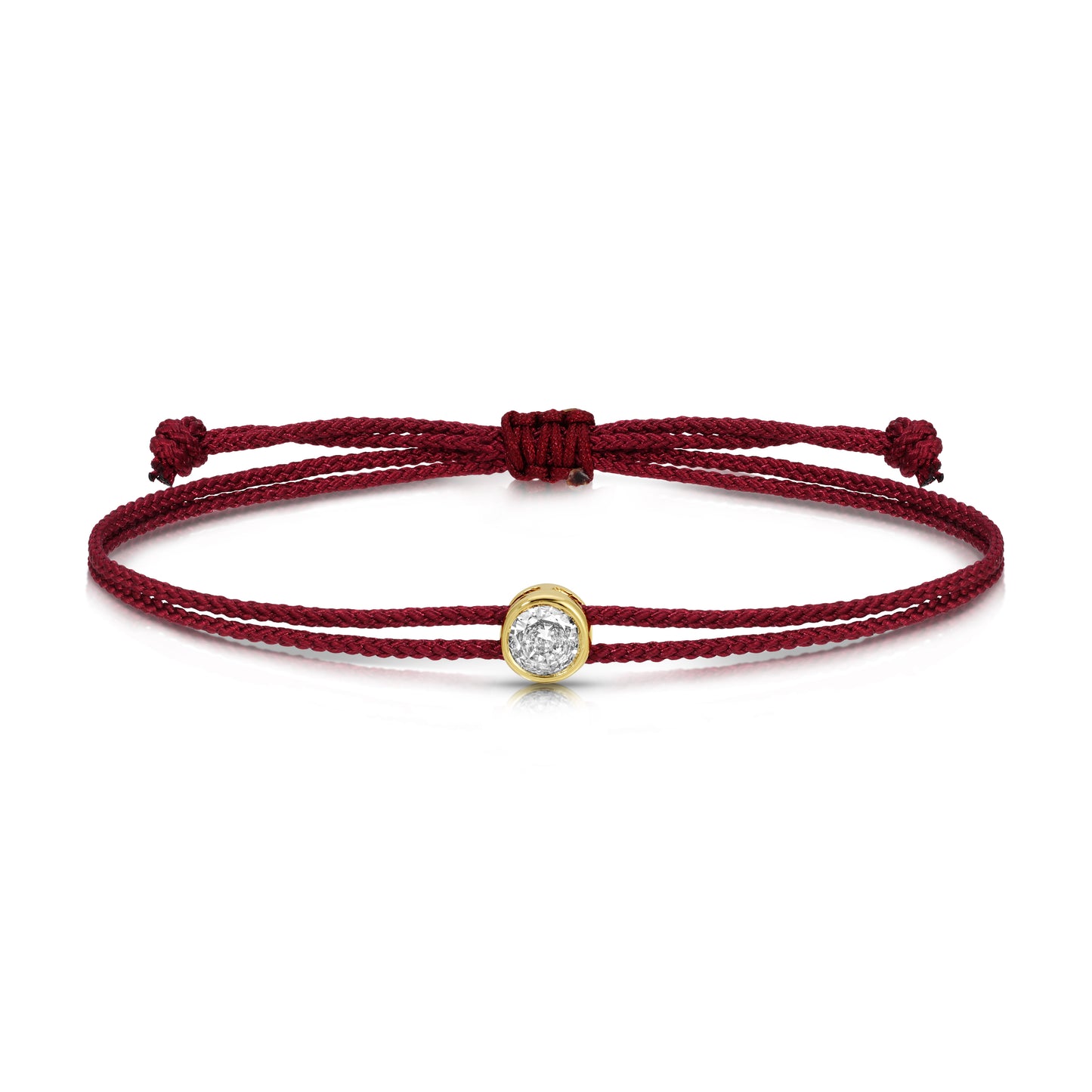Sparkling Circle Adjustable Slider Bracelet