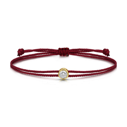 Sparkling Circle Adjustable Slider Bracelet