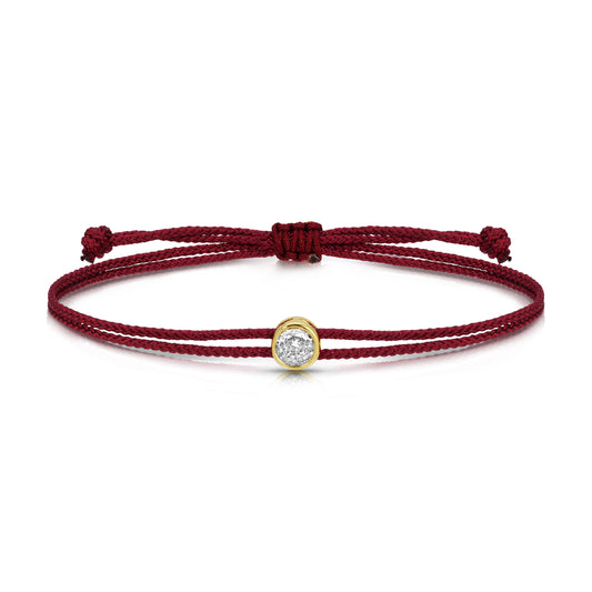 Sparkling Circle Adjustable Slider Bracelet