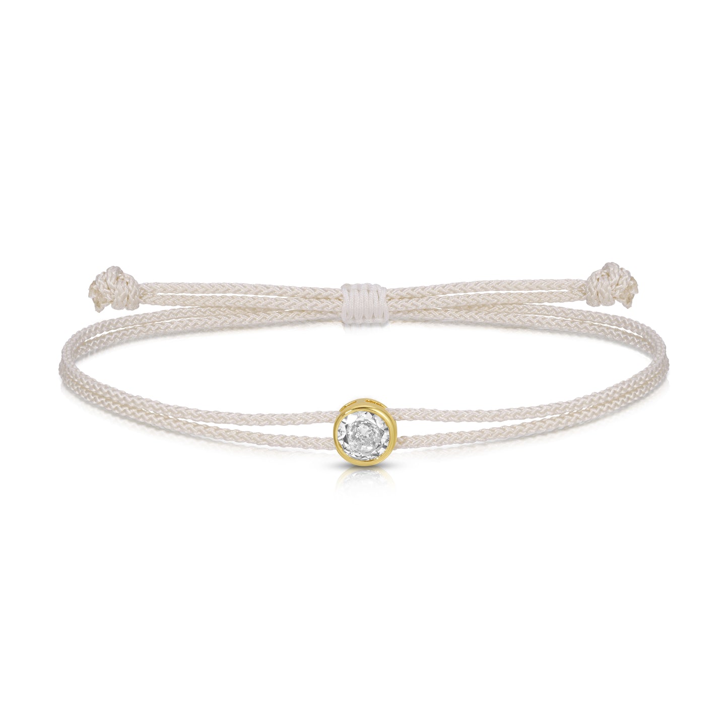 Sparkling Circle Adjustable Slider Bracelet