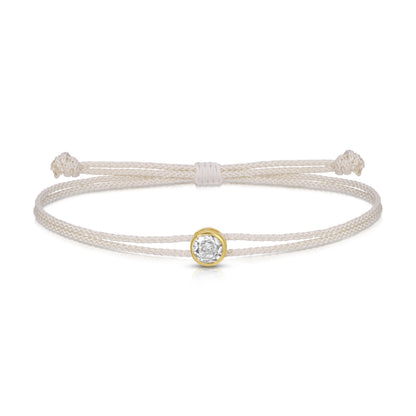 Sparkling Circle Adjustable Slider Bracelet
