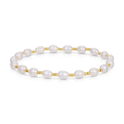 Delicate Pearl Stretch Bracelet
