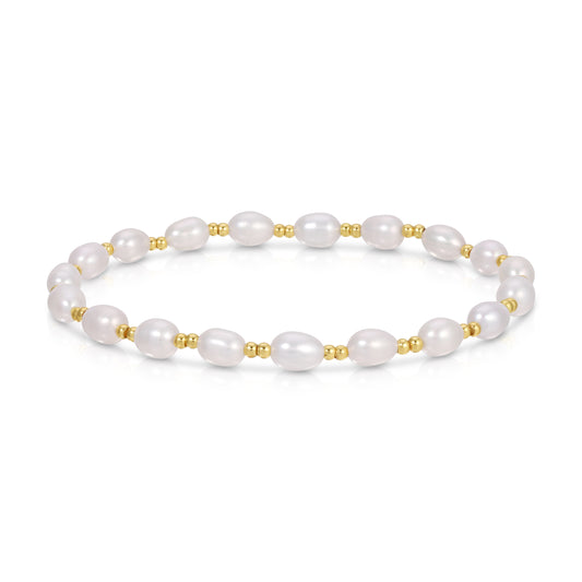 Delicate Pearl Stretch Bracelet