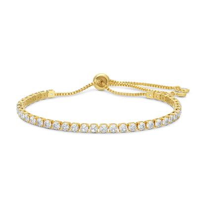 Faux Diamond Pulley Bracelet