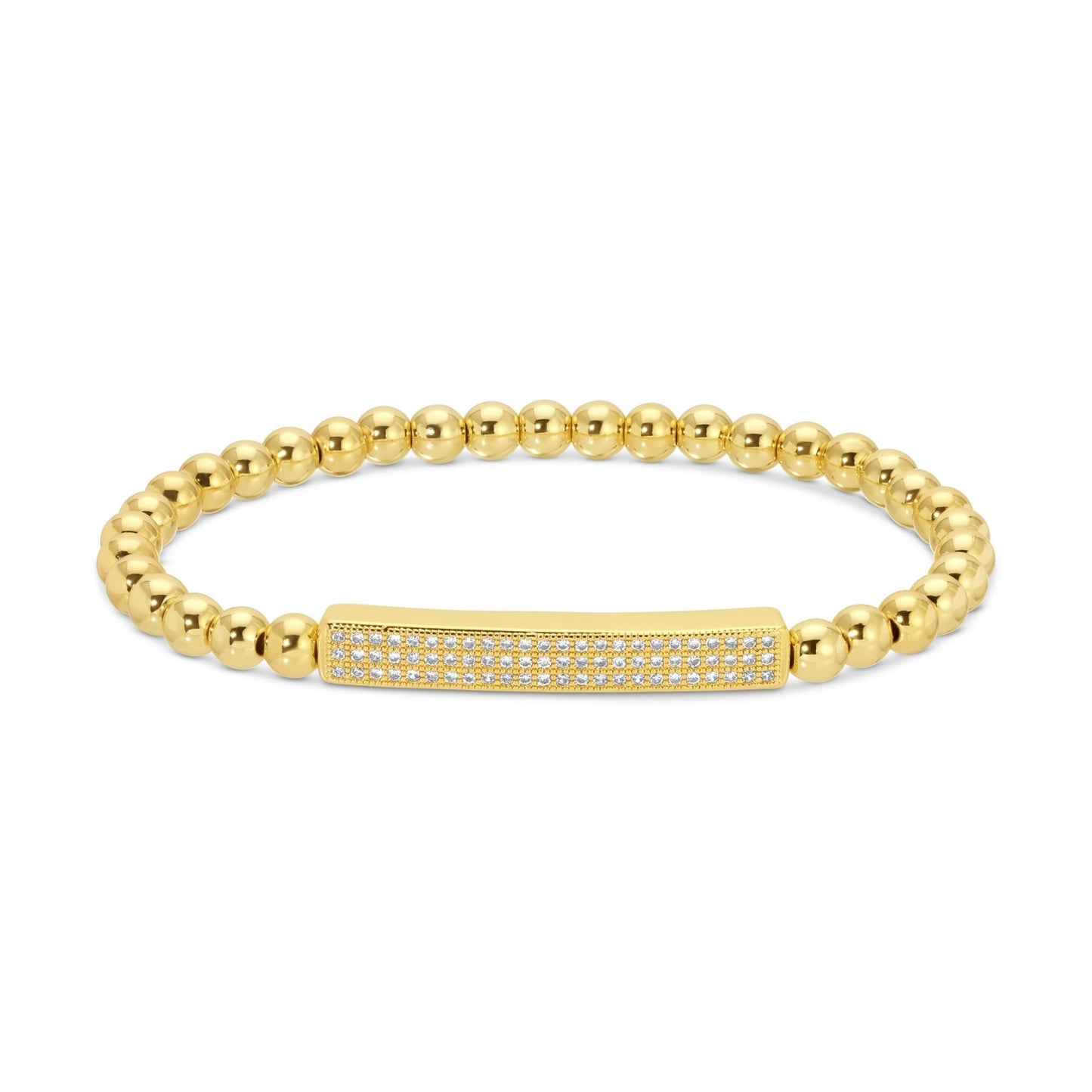 Pave Bar Stretch Bracelet
