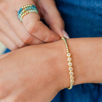 Touch of Sparkle Delicate Cuff Bracelet