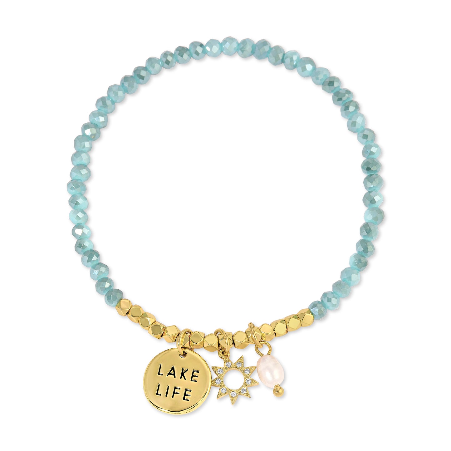 Lake Life Stretch Charm Bracelet