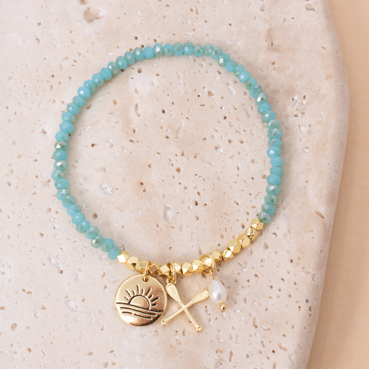 Paddling Stretch Charm Bracelet