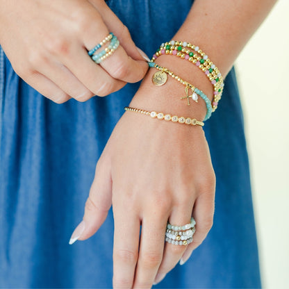 Paddling Stretch Charm Bracelet