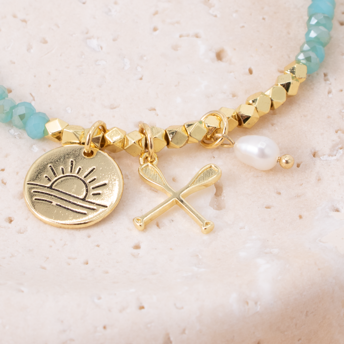 Paddling Stretch Charm Bracelet