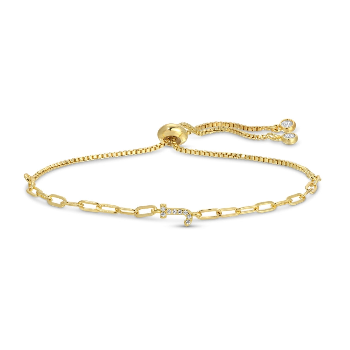 Set/32 Pavé Initial Pulley Bracelets