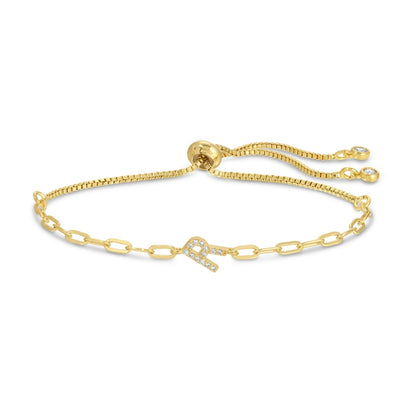 Set/32 Pavé Initial Pulley Bracelets
