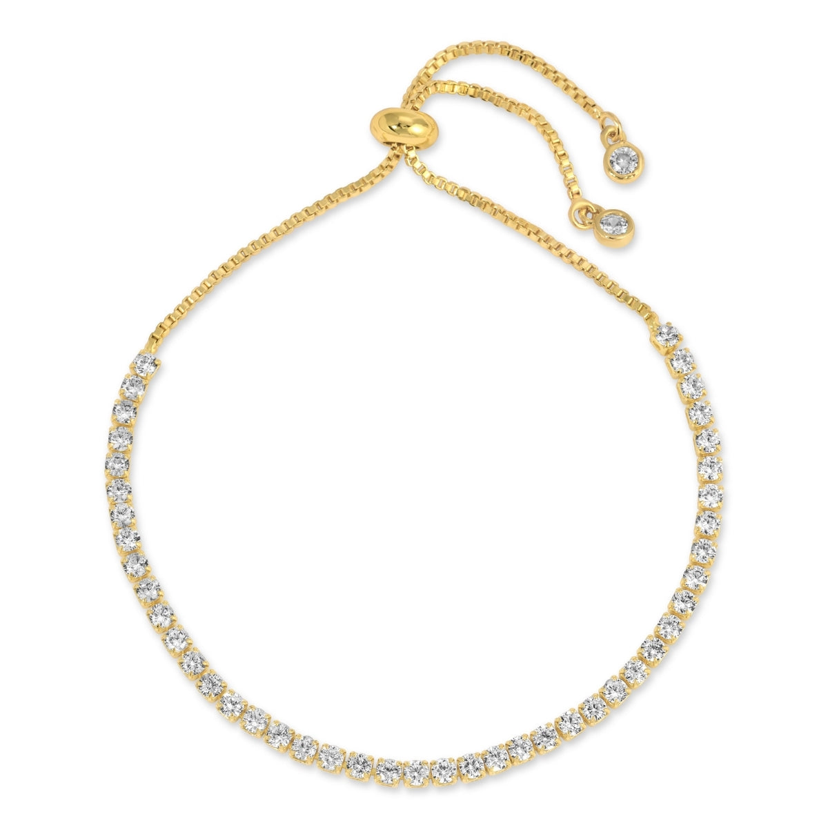 Faux Diamond Pulley Bracelet