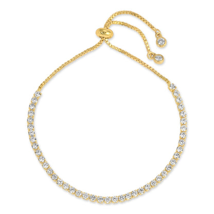 Faux Diamond Pulley Bracelet