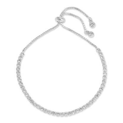 Faux Diamond Pulley Bracelet