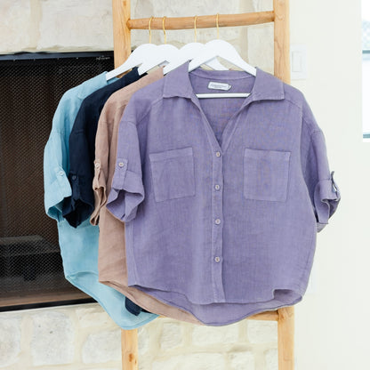 Linen Camp Shirt