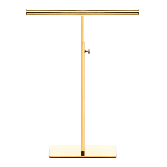 Branded Adjustable Tall Gold Necklace Display