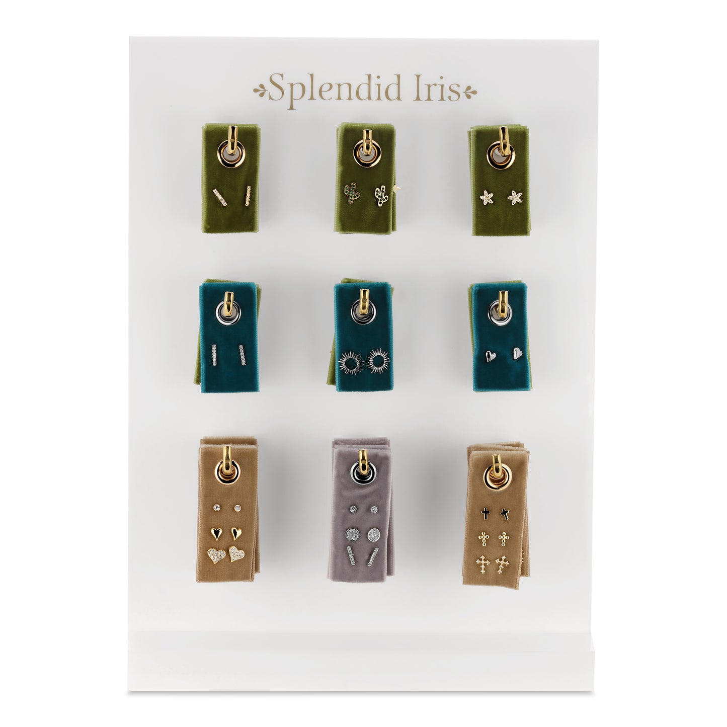 Branded 9 Hook Display
