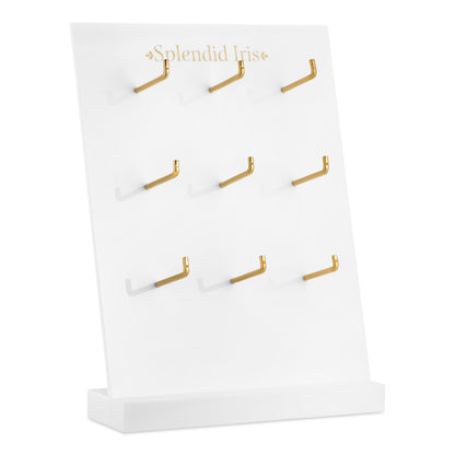 Branded 9 Hook Display