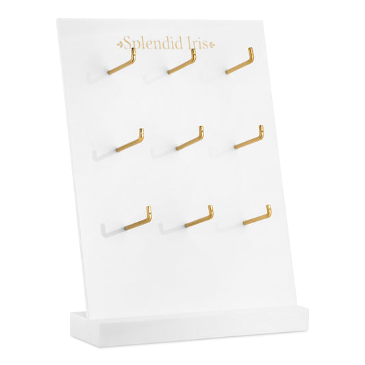 Branded 9 Hook Display