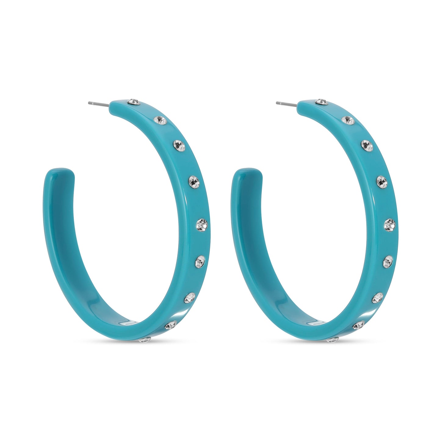 Be Confident, Large Rhinestone Hoops