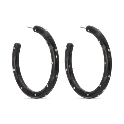 Be Beautiful, textured Hoops