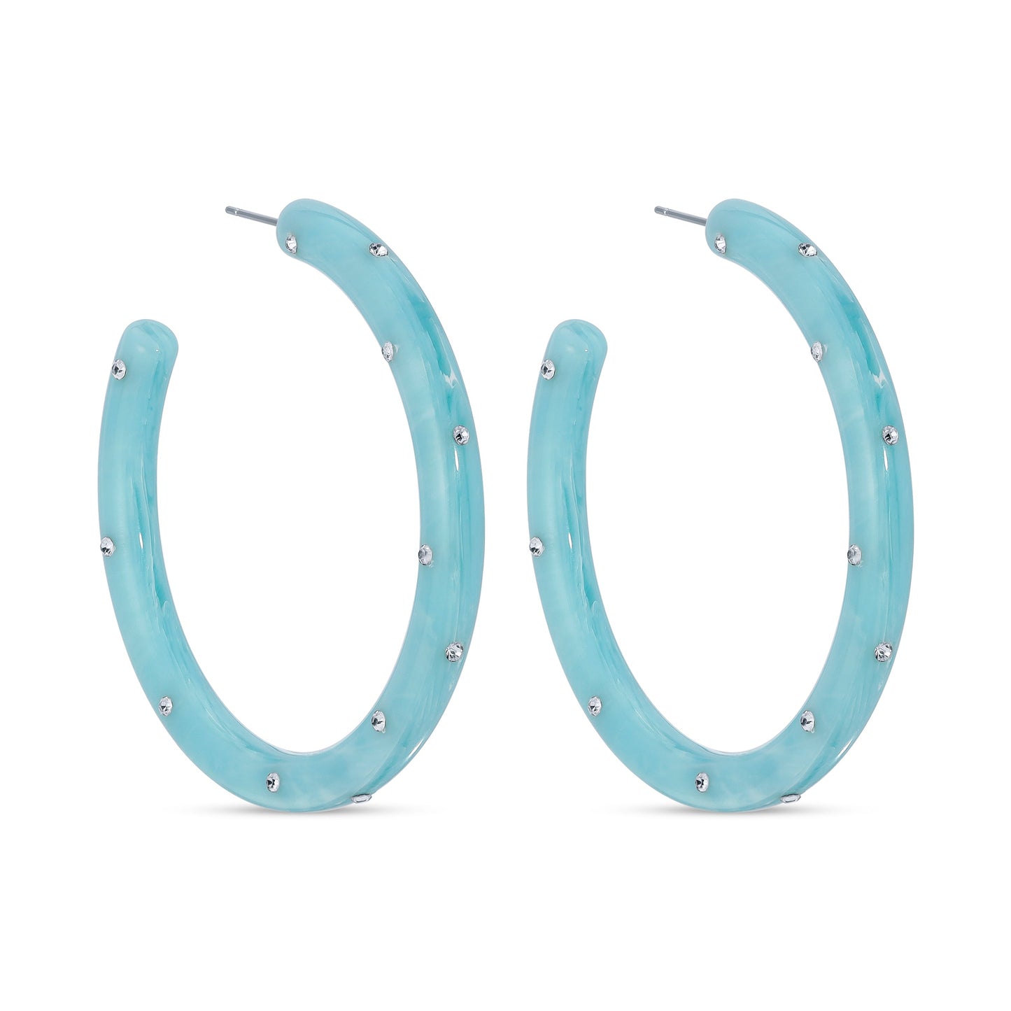 Be Beautiful, textured Hoops