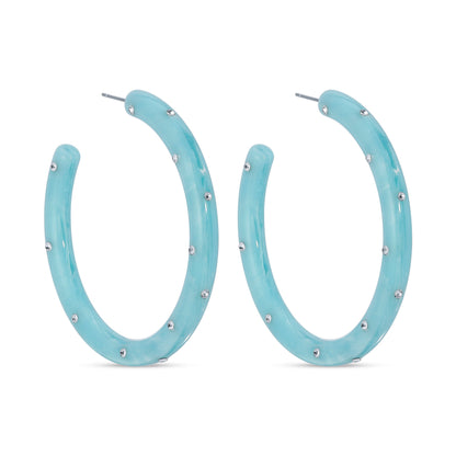 Be Beautiful, textured Hoops