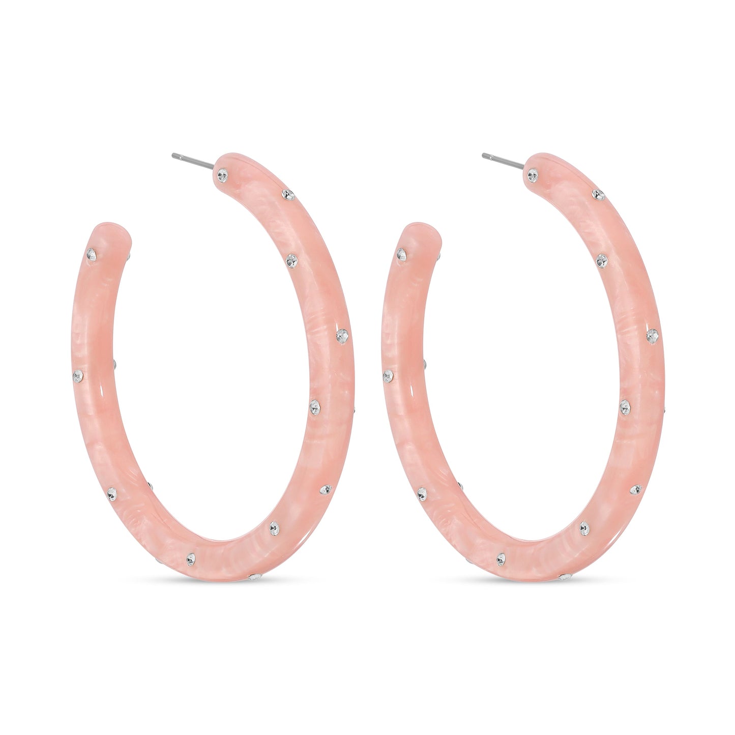 Be Beautiful, textured Hoops