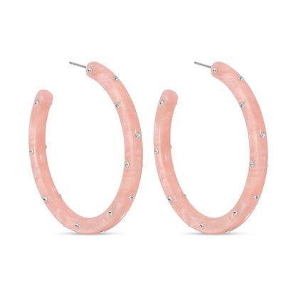 Be Beautiful, textured Hoops
