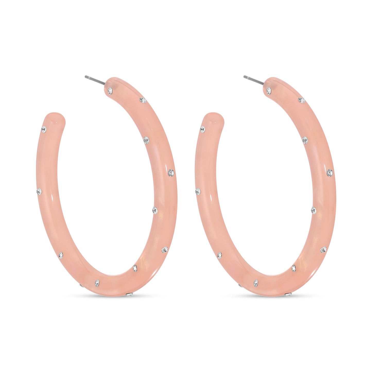 Be Beautiful, textured Hoops