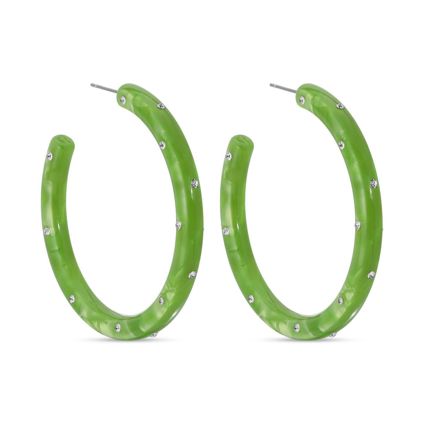Be Beautiful, textured Hoops