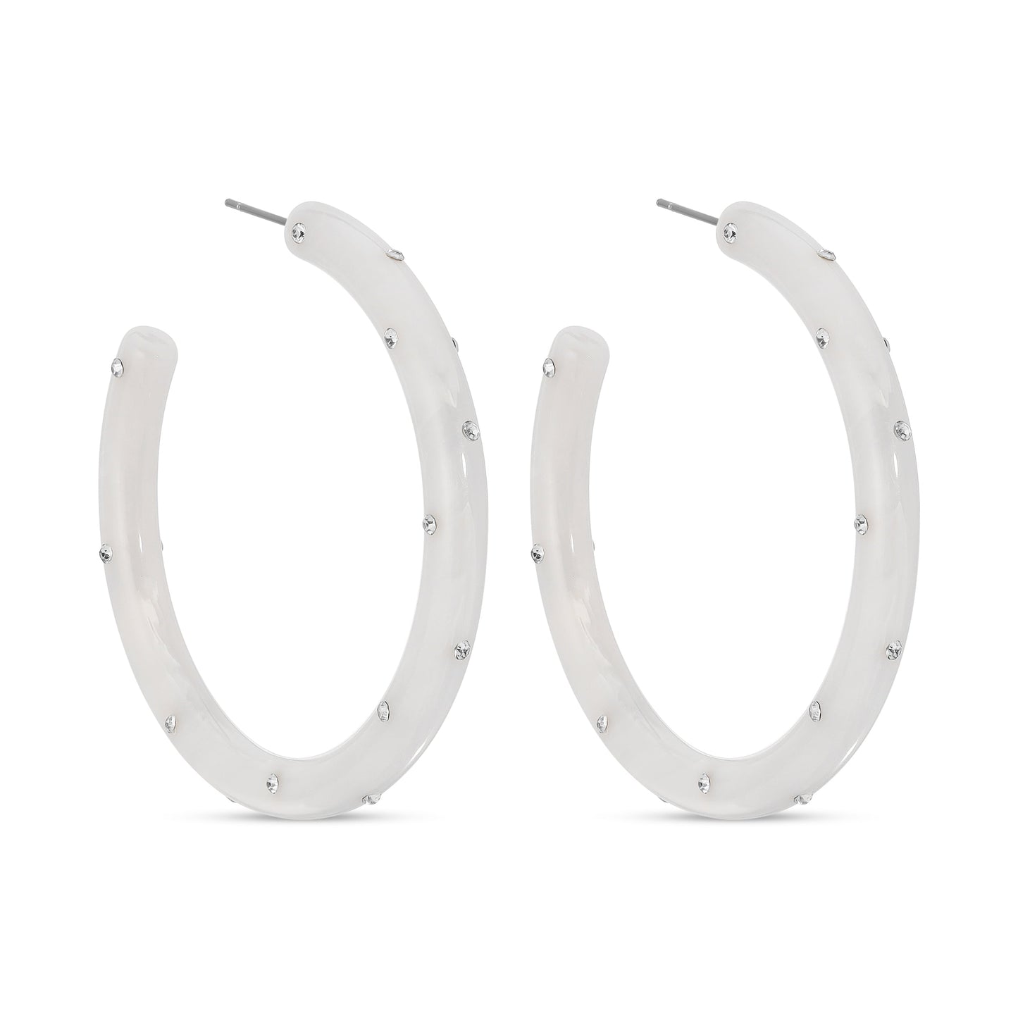 Be Beautiful, textured Hoops