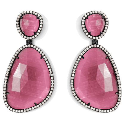 Bold Cat's Eye Earrings
