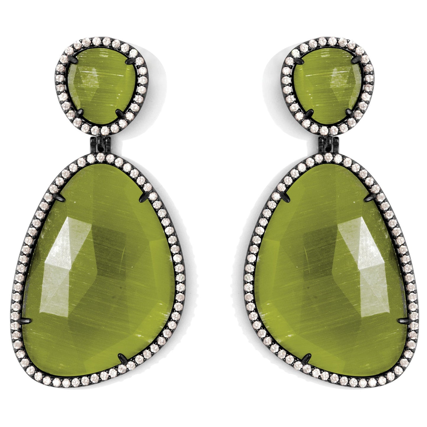 Bold Cat's Eye Earrings