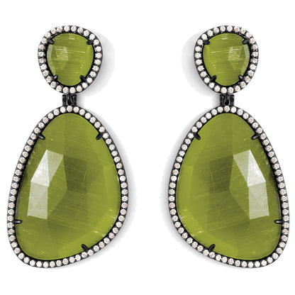 Bold Cat's Eye Earrings