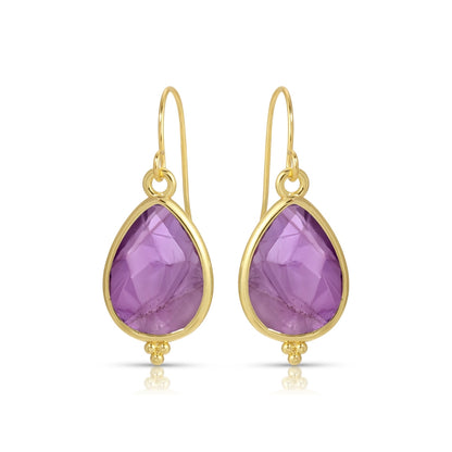 Teardrop Stone Earrings