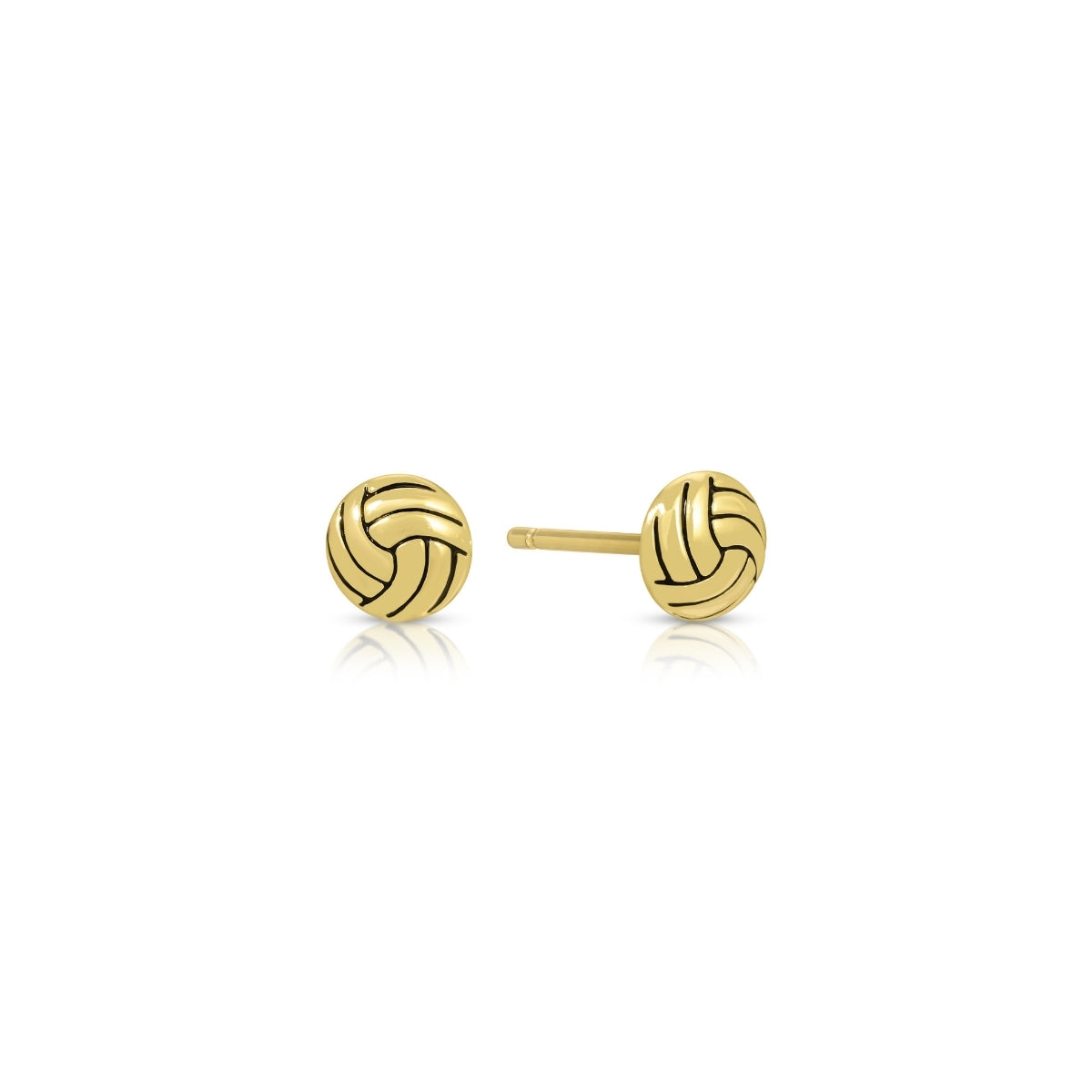 Petite Volleyball Stud Earrings