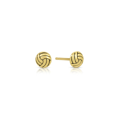Petite Volleyball Stud Earrings