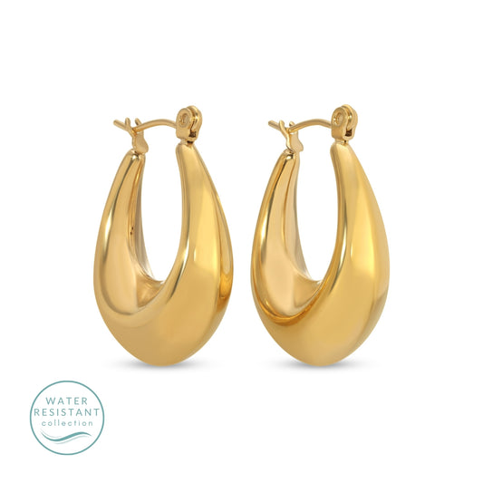 Small Latch back Hoops, Water Resistant